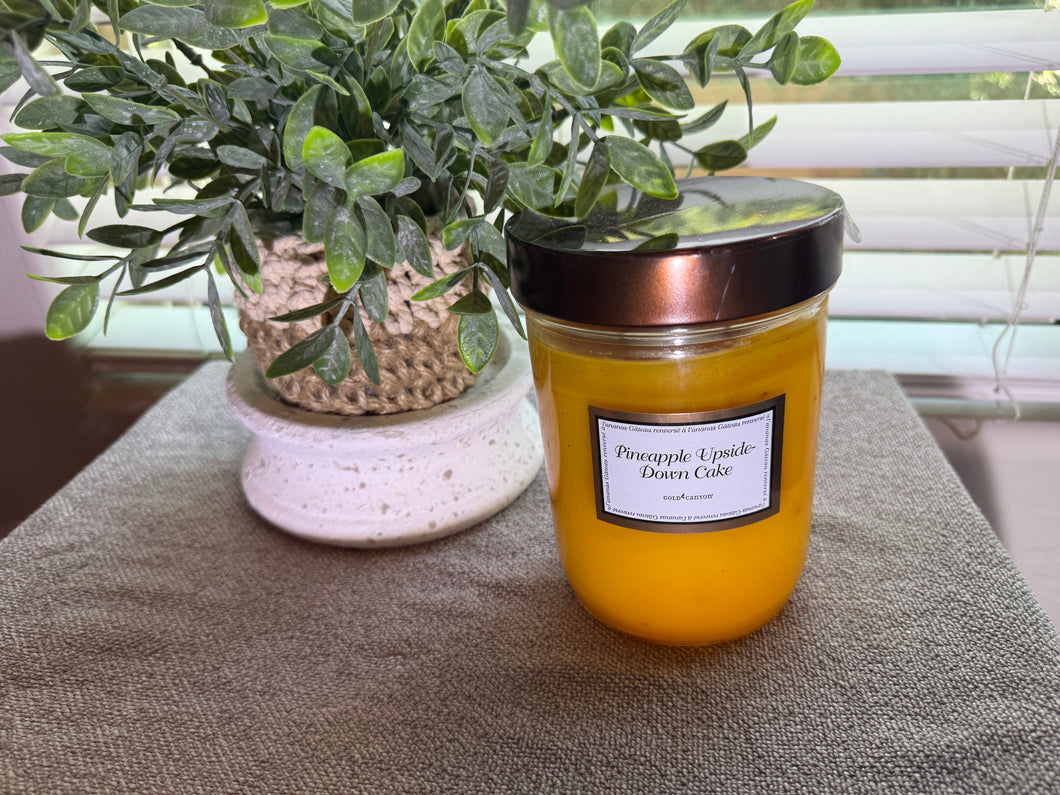 Pineapple upside down cake | 19oz baking jar   | Gold Canyon Product