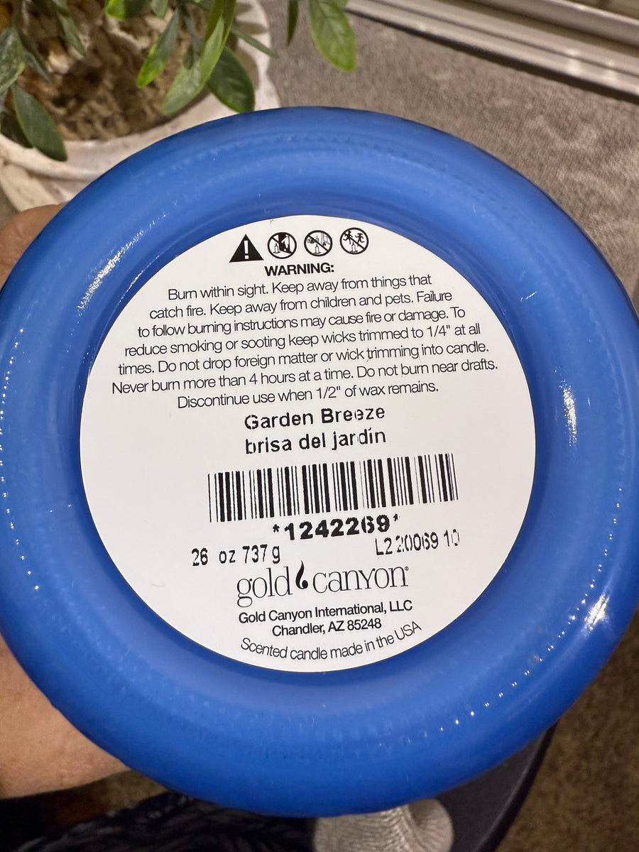 Garden Breeze | Large 26oz | Gold Canyon Product – Sunset Canyon Candles