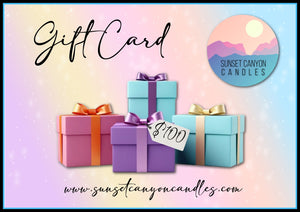 Sunset Canyon Candles Gift Card