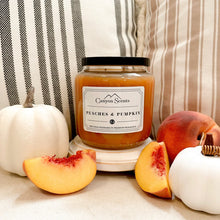 Load image into Gallery viewer, Peaches and Pumpkin | 16oz candle | Compare to Gold Canyon Peaches &amp; Pumpkin
