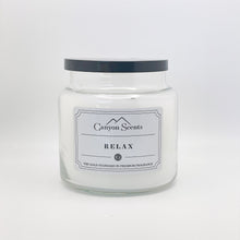Load image into Gallery viewer, Relax - Lavender Eucalyptus | 16 oz candle | Canyon Scents Original Fragrance
