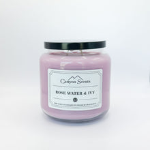 Load image into Gallery viewer, Rosewater &amp; Ivy | 16 oz candle | Canyon Scents Original Fragrance
