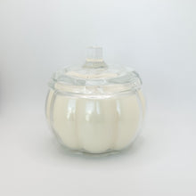 Load image into Gallery viewer, White Pumpkin in Pumpkin Jar | 16oz candle
